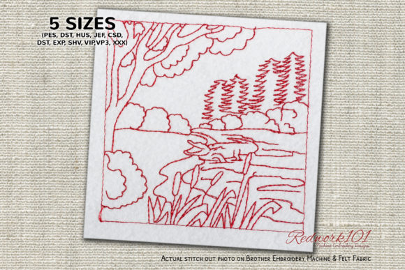 Alligator on the Water – Seasonal Embroidery Review
