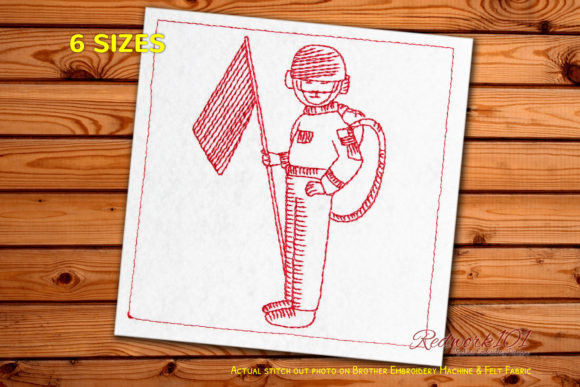 Astronaut Waving Flag Machine: A Designer's Honest Embroidery Review