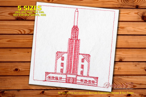 Auckland New Zealand Temple Redwork