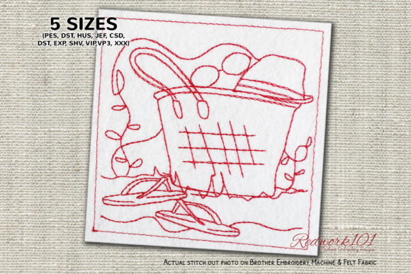 Beach Bag on Sand Lineart Review