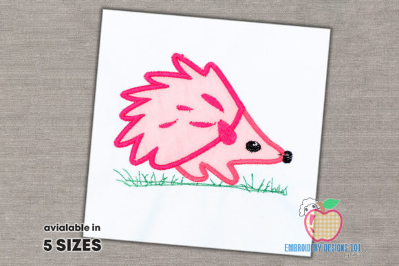Cute Hedgehog Applique Pattern Craft Fair Review