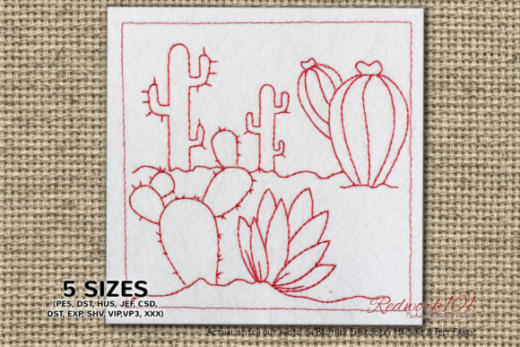 Desert Cactus: An Embroidery Design Worth Your Thread