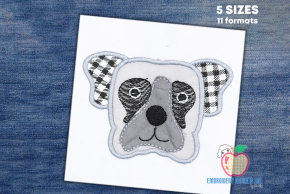 Dog Head Applique Design Review for Handmade Gifts