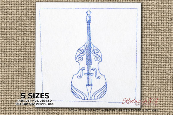 Double Bass Bluework Embroidery Review for Holiday Sellers
