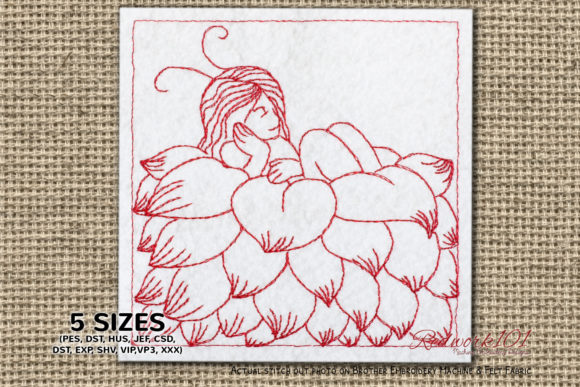 Fairy is Sleeping in Flower Bluework: A Designer's Review