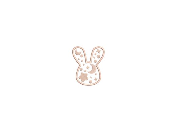 Galaxy Rabbit Aplique for Small Business Merch