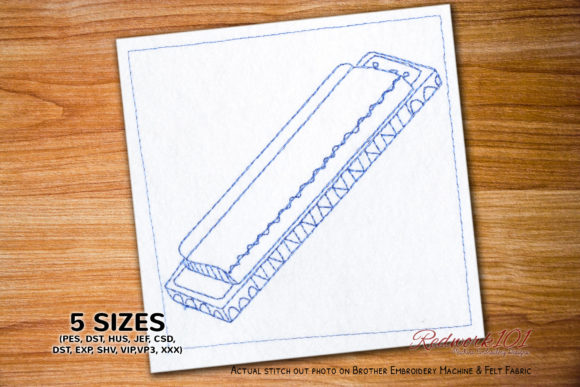 Harmonica Embroidery Design Review for Boutique Apparel