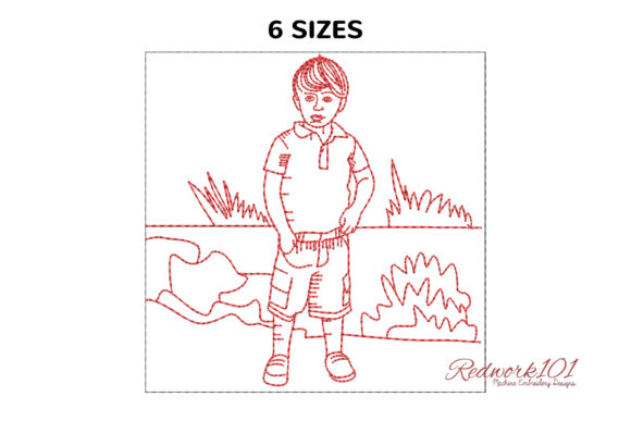 Smart Looking Boy Character: Seasonal Embroidery Design Review