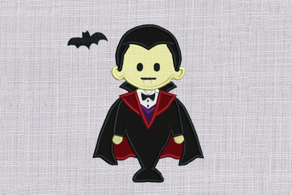 Vampire with Bat Applique: Seller Review